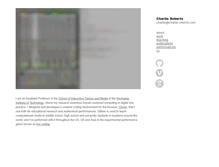 Tablet Screenshot of charlie-roberts.com